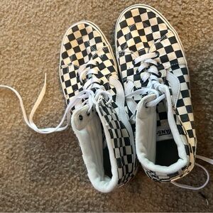 Vans Black and White Checkered Sneakers
